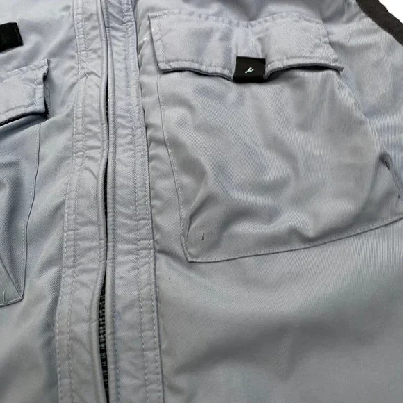 Vintage Y2K Nike x ACG Men's S Utility Full Zip Vest Blue w Cargo Pockets - Picture 4 of 9